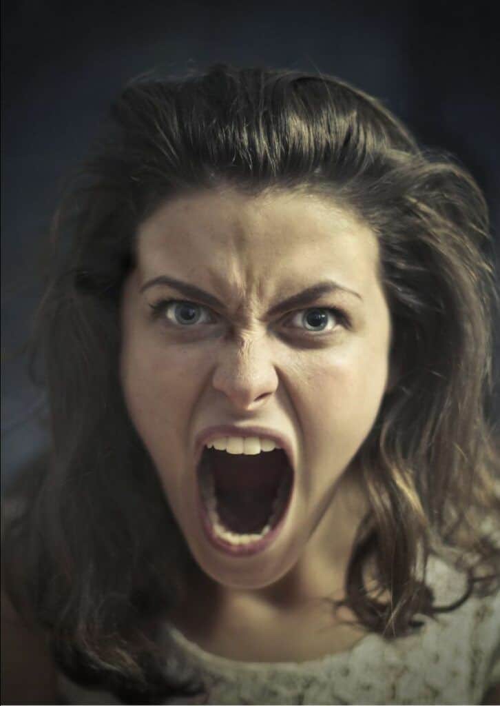 angry woman