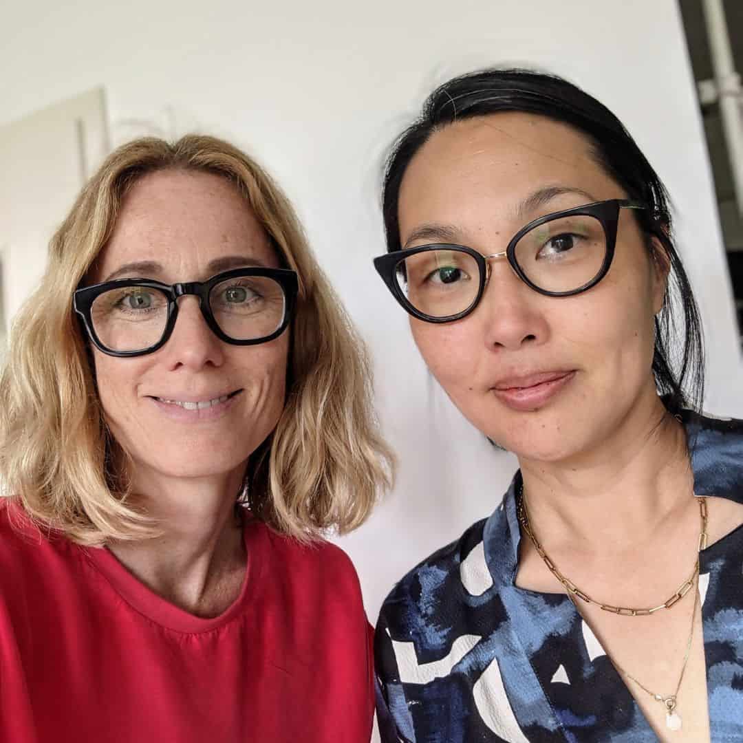 Journalistin & Autorin Miriam Stein und ich im Sommer 2021
