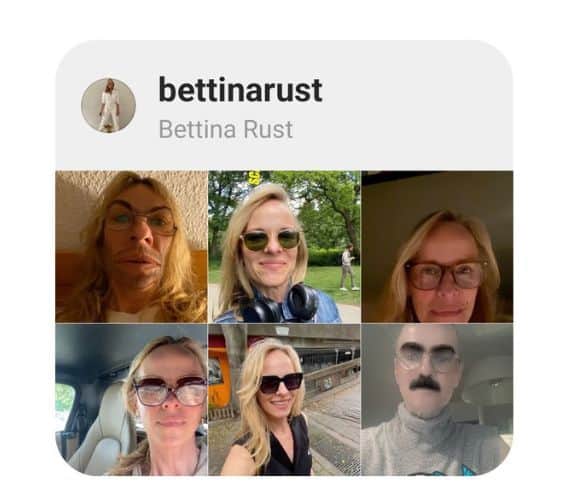 Instagram Account von @bettinrust
