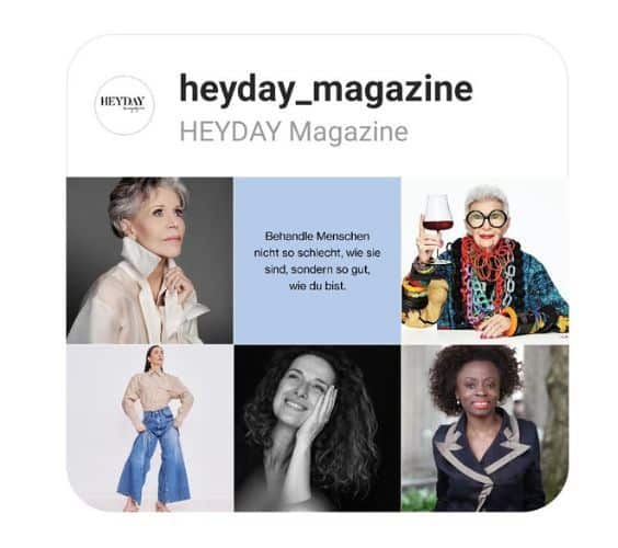 Instagram Account von @heyday_magazine