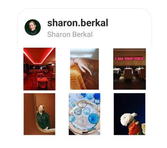 Instagram Account von @Sharon.Berkal