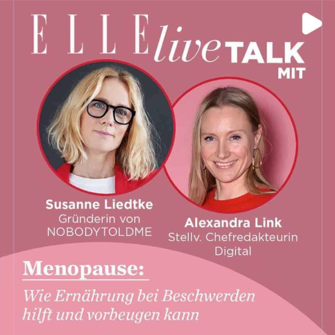 ELLE Live Talk mit Alexandra Link und Susanne Liedtke