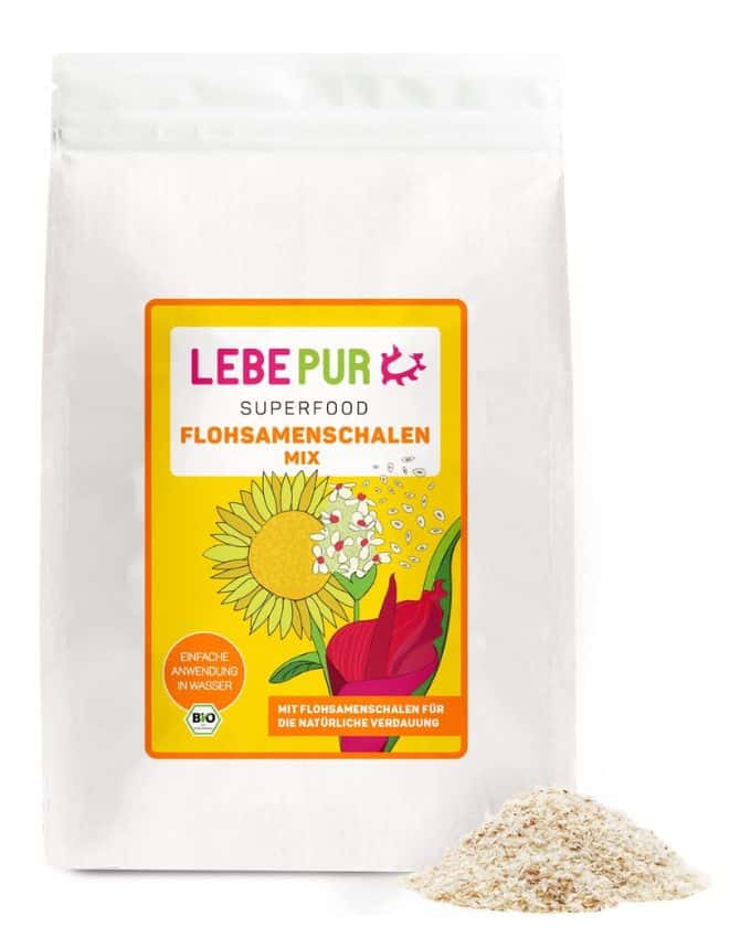 Flohsamenschalenpulver Lebepur