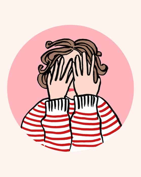 Niedergeschlagenheit I Illustration_ Anja von Bodecker