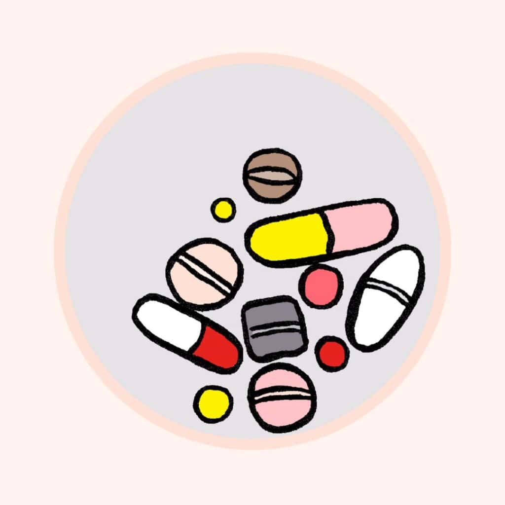 Pillen _ Illustration_ Anja von Bodecker