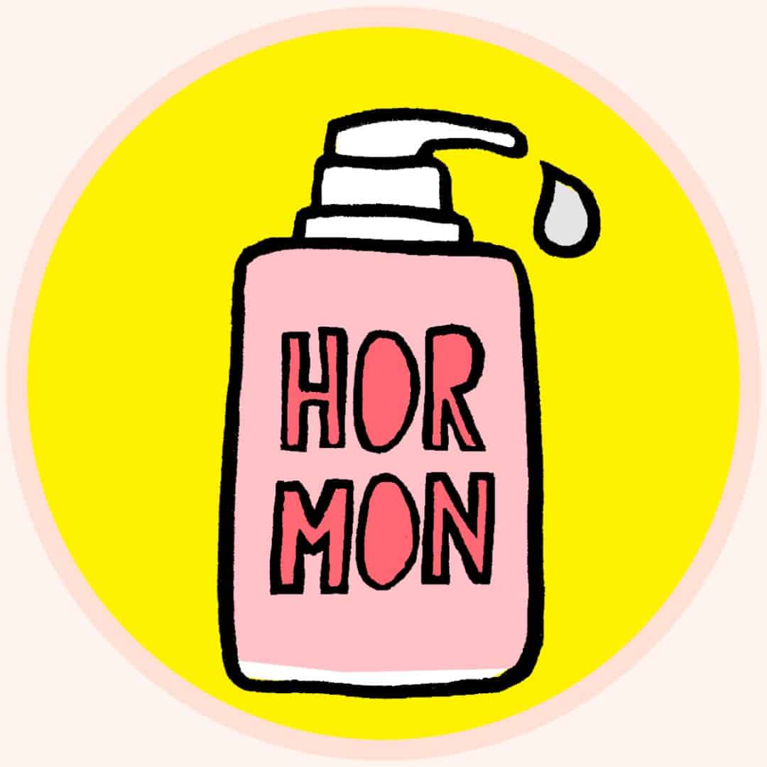 menopausale Hormontherapie I Illustration_ Anja von Bodecker