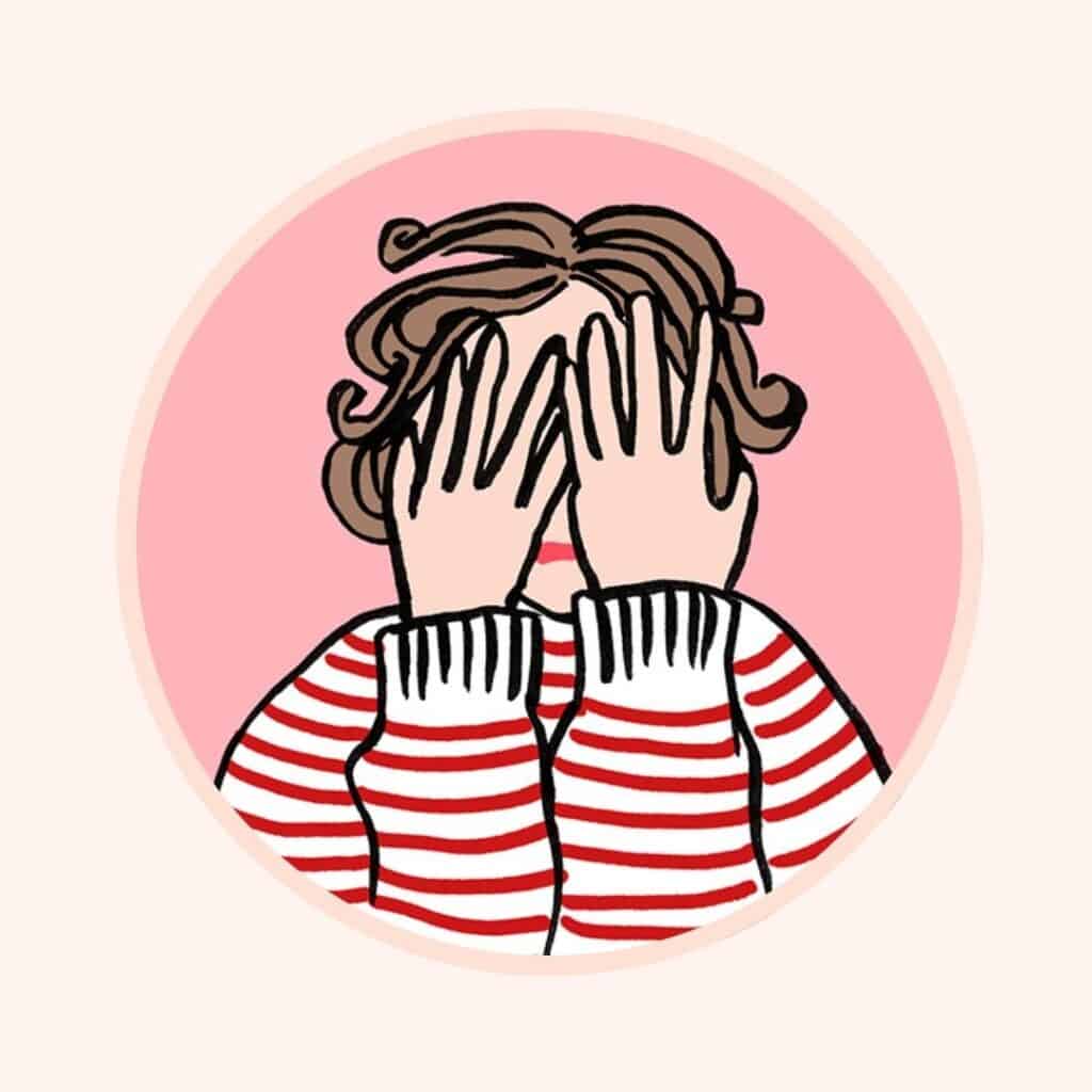 Niedergeschlagenheit I Illustration_ Anja von Bodecker