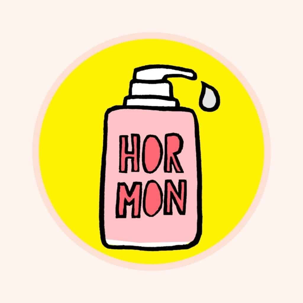 menopausale Hormontherapie I Illustration_ Anja von Bodecker