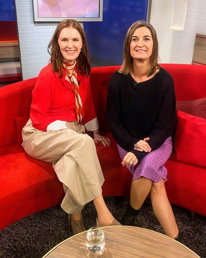 Dr. Christina Enzmann und Inka Schneider auf dem Roten Sofa