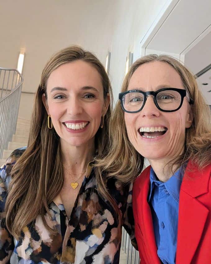 Foto Jacinda Arden und Susanne Liedtke