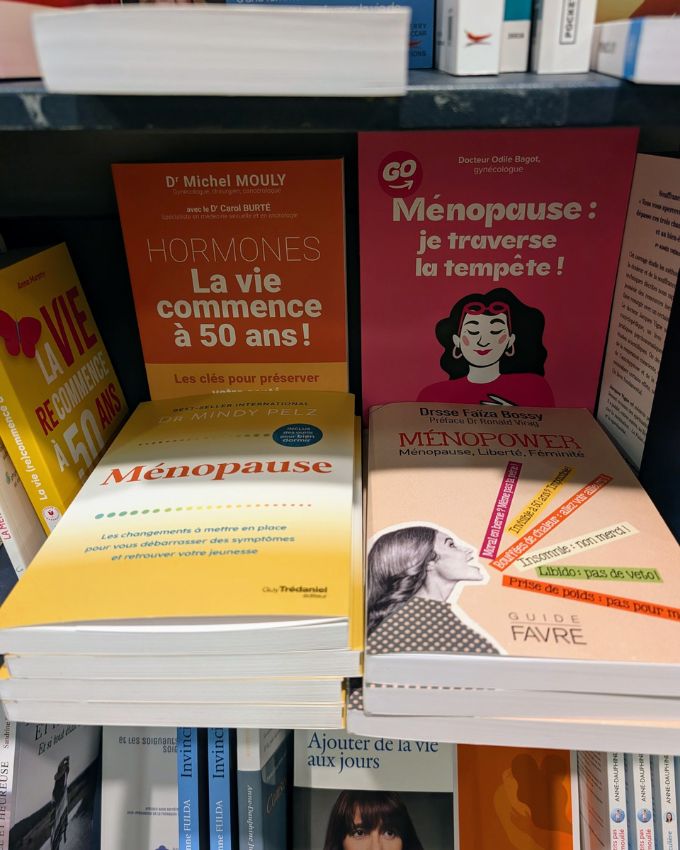 Ménopause - Bücher über die Wechseljahre