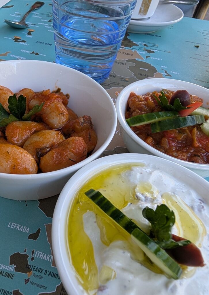 Mittagessen bei Mavrommatis