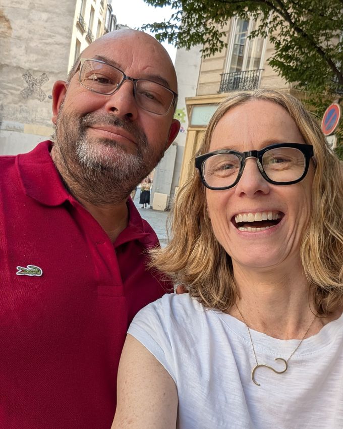 mit dem Maitre Culinaire im Les Philosophes