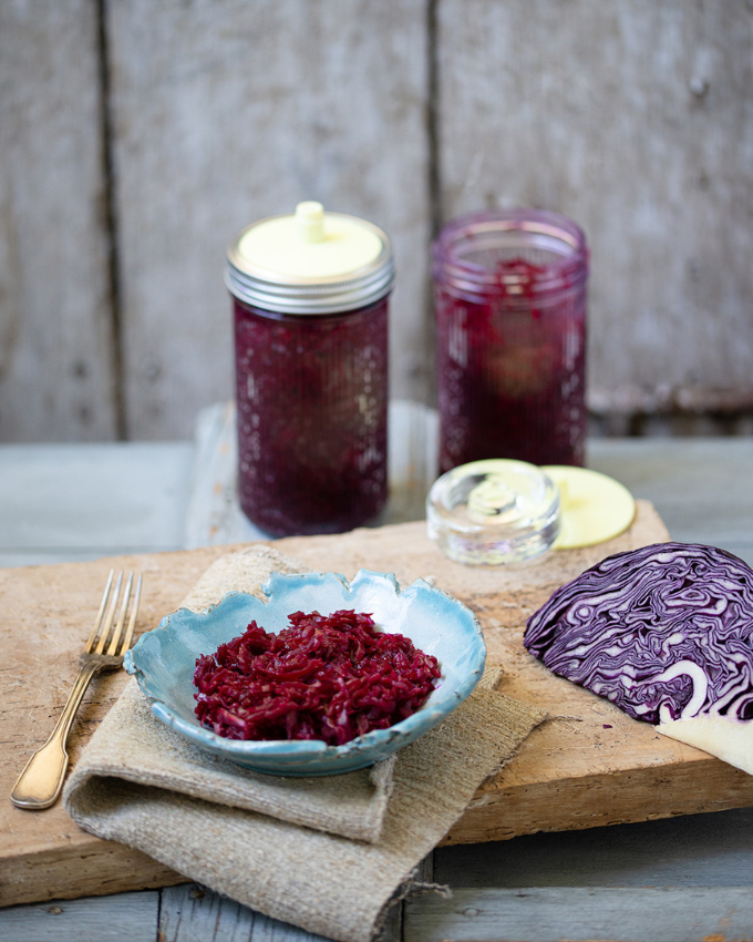 Rotes Sauerkraut