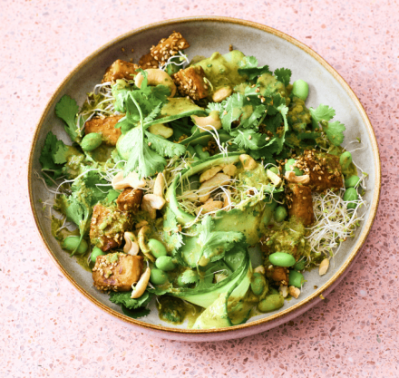 Edamame Tempeh Salat | Foto: Maria Grossmann