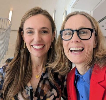 Foto Jacinda Arden und Susanne Liedtke