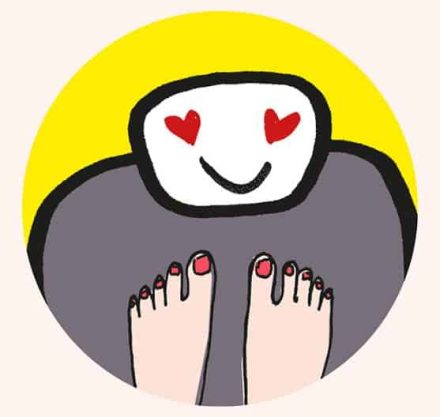 Happy mit dem Körpergewicht I Illustration_ Anja von Bodecker