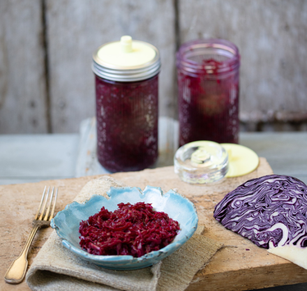 Rotes Sauerkraut