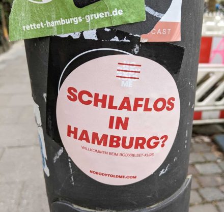 Schlaflos in Hamburg Sticker