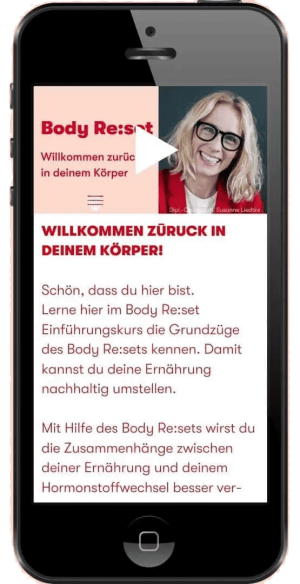 intro body reset workshop inside of a mobile phone