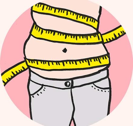weniger Bauchfett I Illustration: Anja von Bodecker